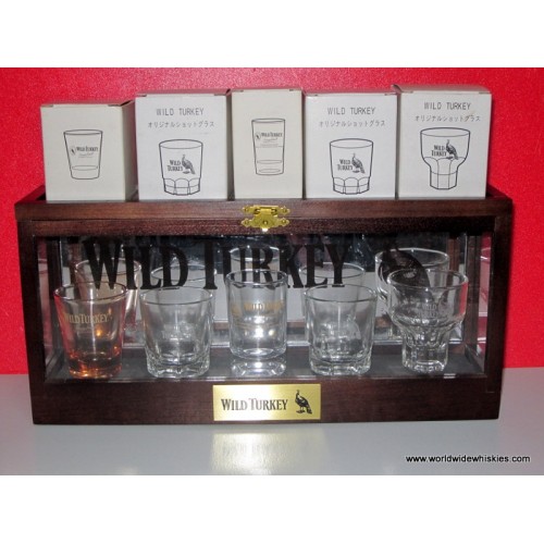 Wild Turkey Shot Glass Set